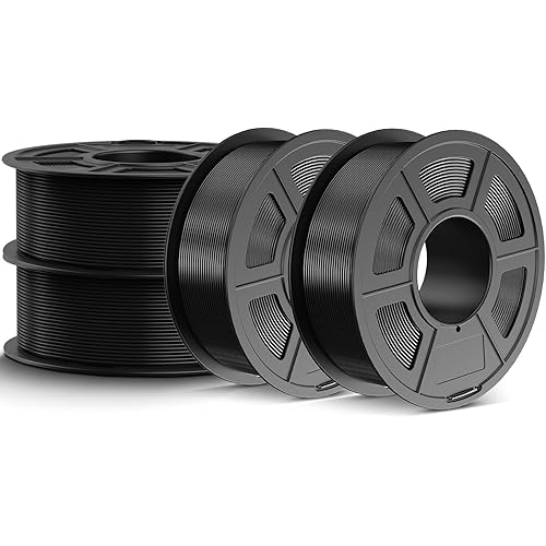 JAYO PETG Filament 1.75mm Bundle 4.4KG, Strong Toughness PETG 3D Printer Filament, Dimensional Accuracy +/- 0.02 mm, Fits for Most FDM 3D Printers (Black)