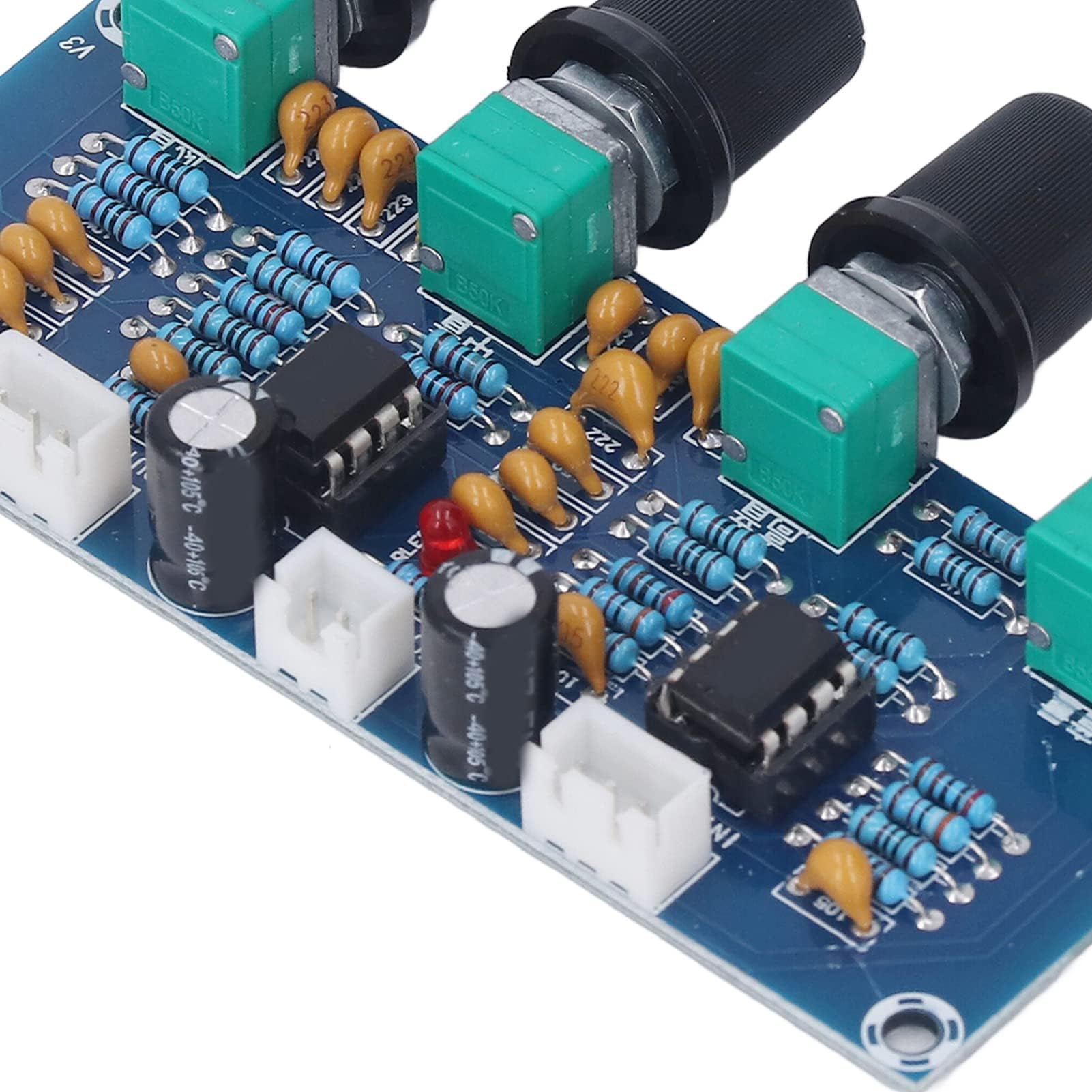Modulo Preamplificatore DC 12V-24V a Doppio Canale Scheda Tono Amplificatore Digitale Audio