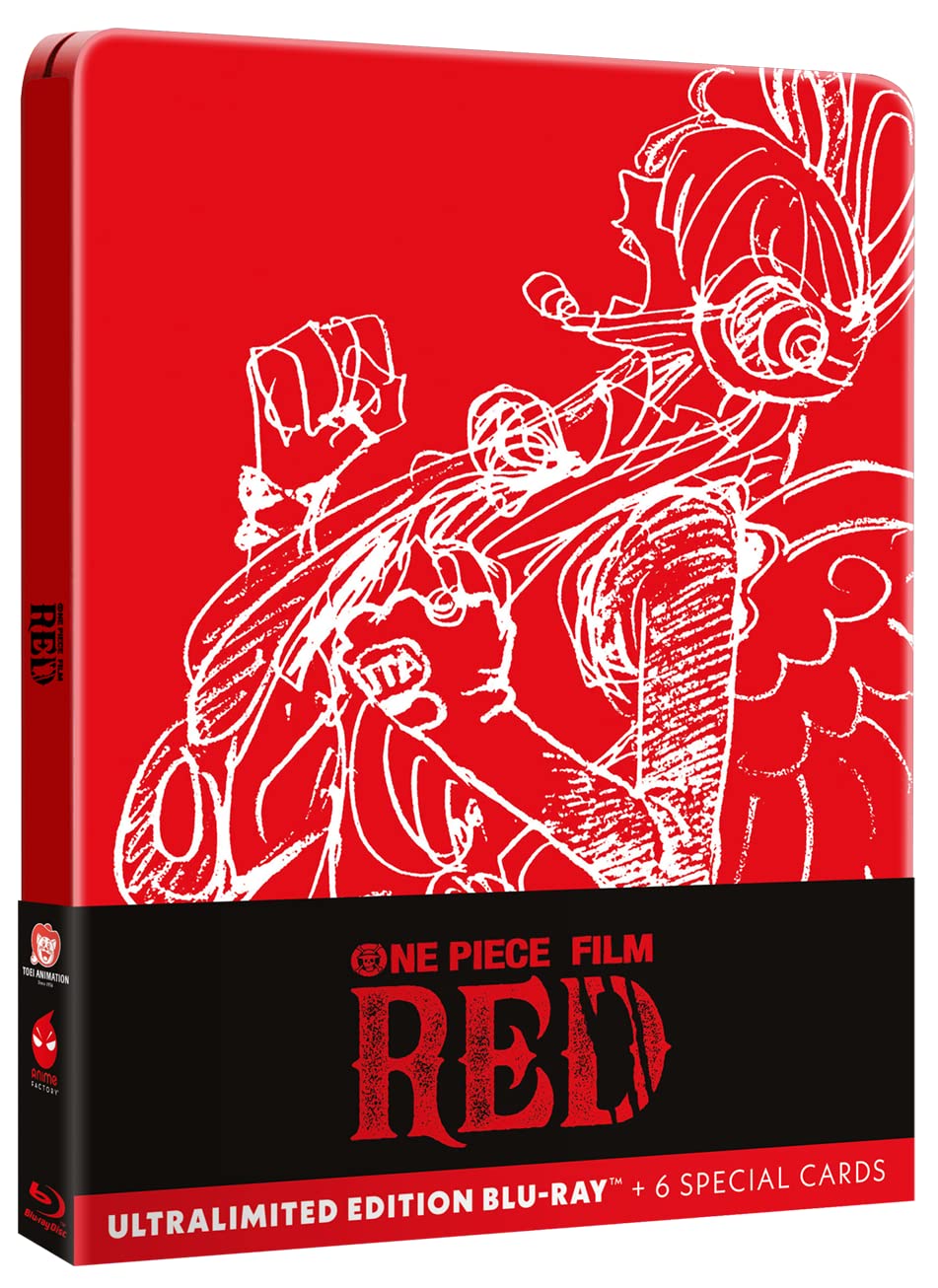 One Piece Film Red (Steelbook Bluray + 6 cards) Movies & TV