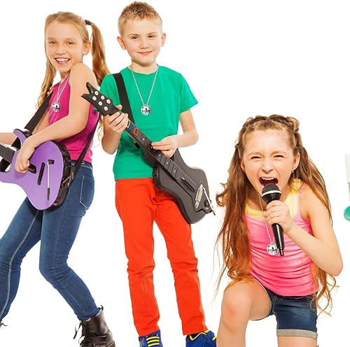 Miniatura 9 de 20 collares de bola de discoteca con espejo, collares de fiesta de discoteca de los años 70, mini collar de bola de discoteca, collar de disco