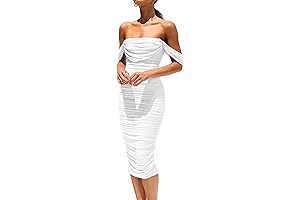Sleeveless Fitted Bridal Midi