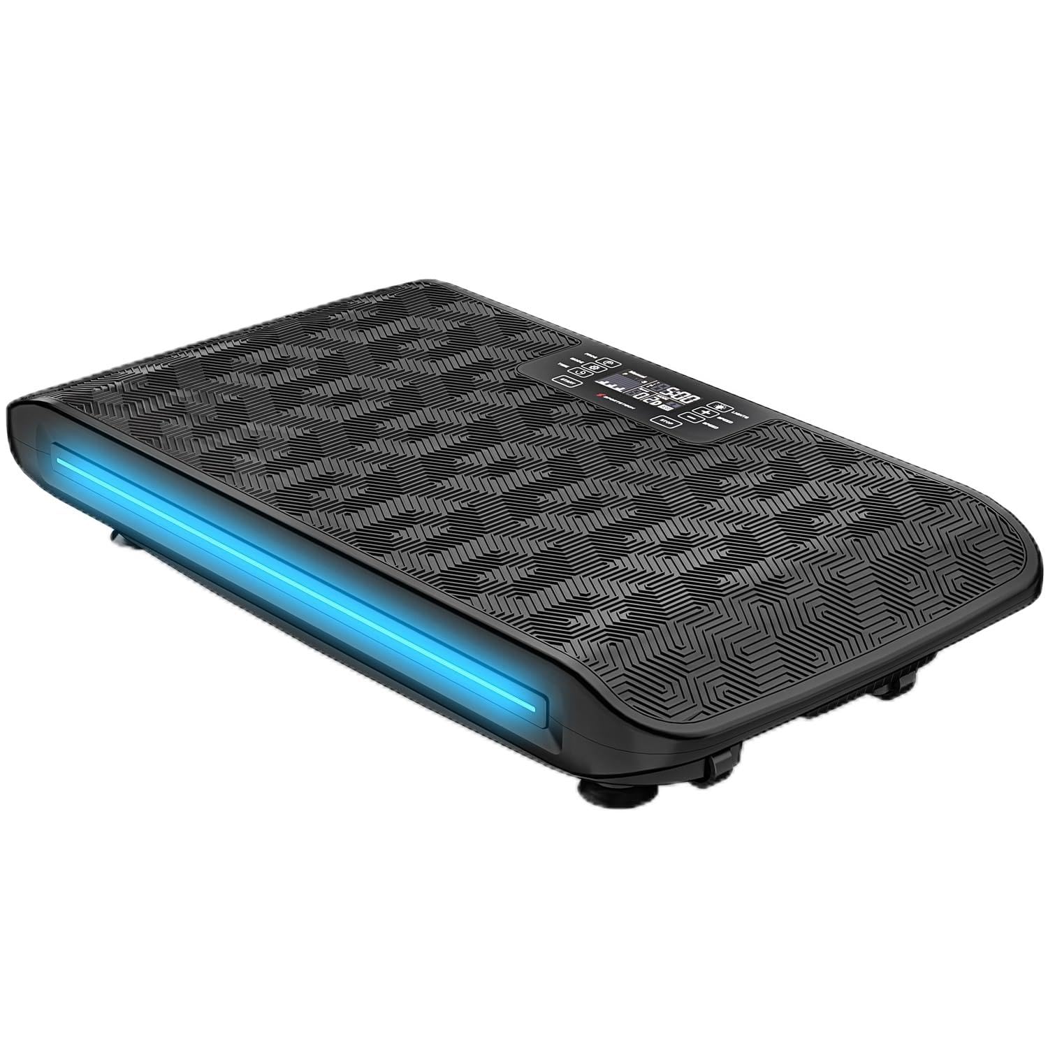 Sportstech sVibe, Plaque Vibrante 4D Maison, 99 Niveaux, avec 1 an d'App STL Incluse, LED Intelligente, Ultra Silencieuse, Design Hexagonal Élégant, Massage, Entraînement Abdos Jambes Fessiers, App