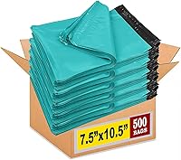 Vista 10 de iMBAPrice 14.5x19 Pulgadas Sobres Grandes #6 de Color Azul Verde 500-Pack, Bolsas de Envío y Embalaje de Polietileno, Autoadhesivas, Impermeables