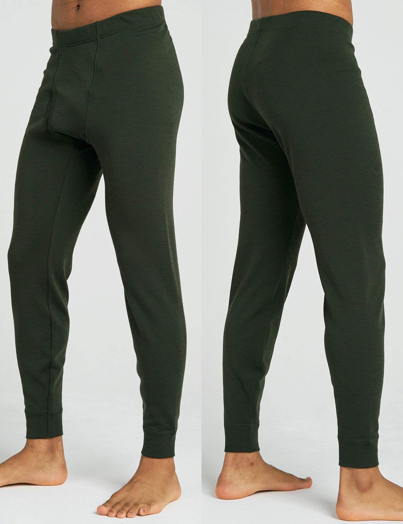 LAPASA 100% Lana Merino Calzamaglia Termica Lunghi Peso Medio Pesanti M30 M68 - Abbigliamento Termico Leggings Invernali Trekking Running Montagna Sci Snowboard