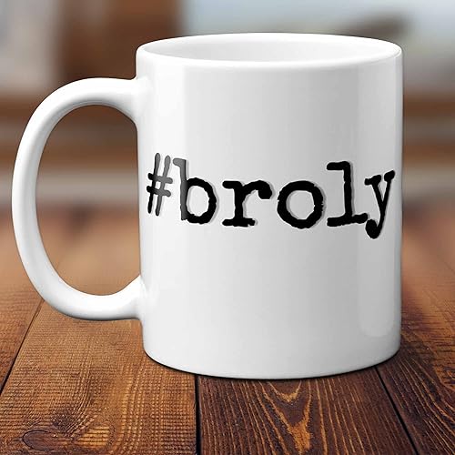 Miniatura 3 de #broly - Broly - Taza de regalo personalizada con el nombre de Broly. 11 onzas.