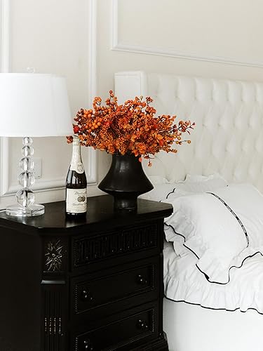 Miniatura 6 de MISSPIN 10 ramos de decoración de otoño de 18 pulgadas, decoraciones de otoño para interiores y exteriores, Halloween, Acción de Gracias, arreglo de