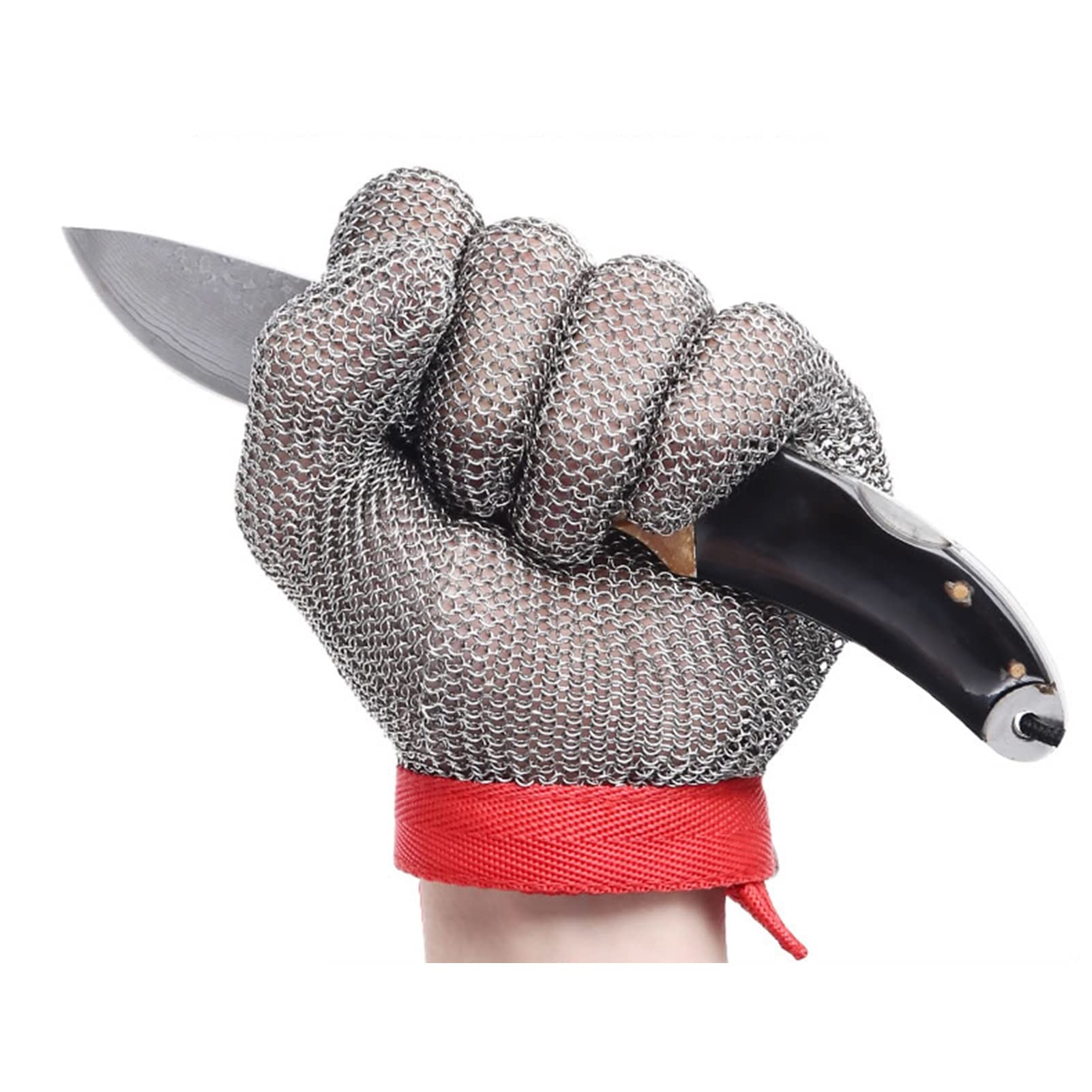 Gants de travail de sécurité en acier inoxydable 304, gants de protection de sécurité pour éviter de couper les mains, gants de travail de sécurité pour le jardinage de cuisine (taille : XS)