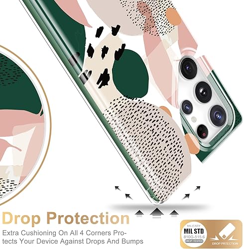 Miniatura 5 de ESDOT - Funda protectora Samsung Galaxy S22, grado militar, resiste caídas de 21 pies, diseño moderno, para mujeres, a prueba de golpes, para Galaxy