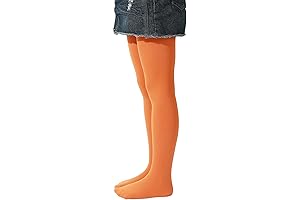 Girls Tights: Soft, Semi-Opaque Footed Microfiber Tights