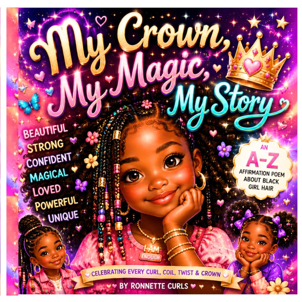 My Crown, my Magic, My Story: My Hair Affirmation: An A–Z Celebration celebrating Every Curl. Coil, Twist and Crown