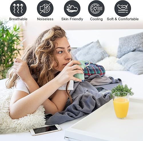 Miniatura 9 de Protector de colchón impermeable tamaño King, funda de colchón transpirable con bolsillo profundo que se adapta a hasta 18 pulgadas, funda de cama