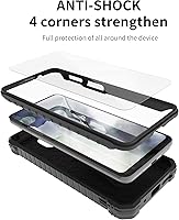 Vista 2 de DUOPAL Funda para Motorola Moto G Power 2021, protección de grado militar a prueba de golpes con protector de pantalla HD de vidrio templado