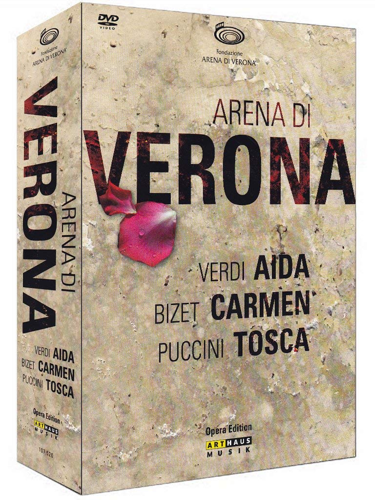 Arena di Verona - Giuseppe Verdi - Aida + Georges Bizet - Carmen + Giacomo Puccini - Tosca