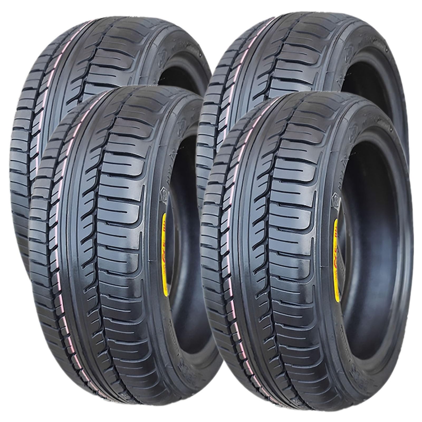 YUMEIGE 125/65-12 Reifen 51J 4er Set Ersatz 12 Zoll 225KPA