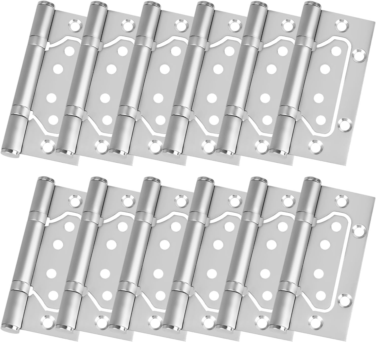 10x Pairs of Quality Zinc 4"/100mm Large Hurl Hinges