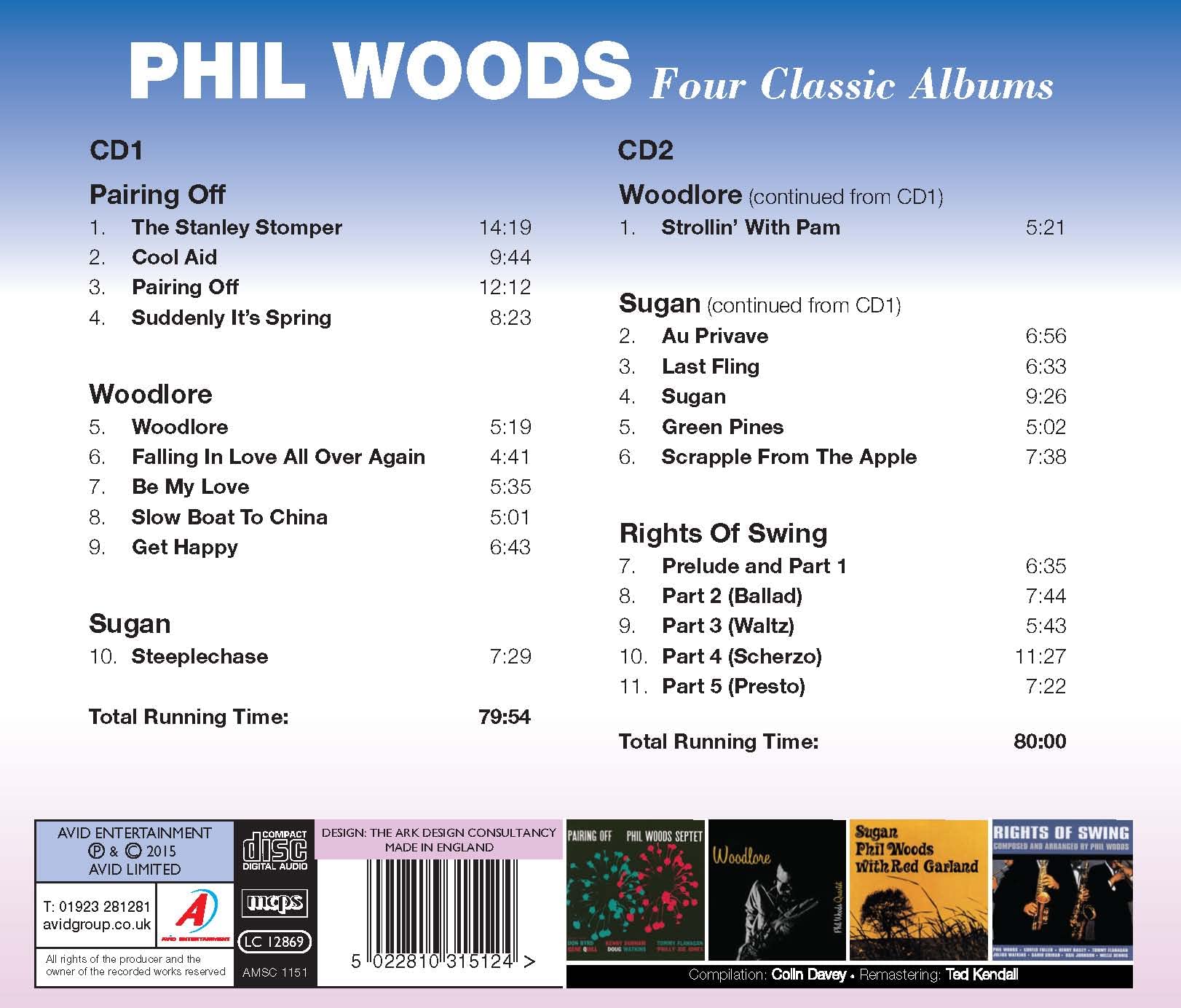 Four Classic Albums: Pairing Off, Woodlore, Sugan, Rights Of Swing