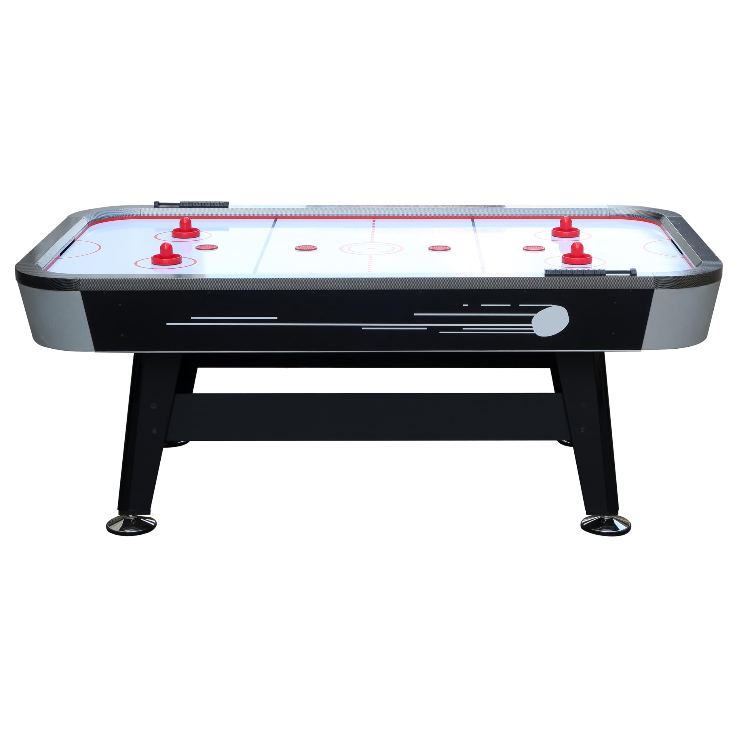 Cougar Super Scoop Mesa de Air Hockey 7ft | airhockey Table/Juego de Mesa Interior con Ventilador y Accesorios para ninos y Adultos