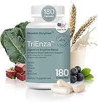Vista 12 de Houston Enzymes TriEnza - Suplemento enzimático digestivo para gluten, caseína, soja, proteínas, carbohidratos, grasas y polifenoles, enzimas