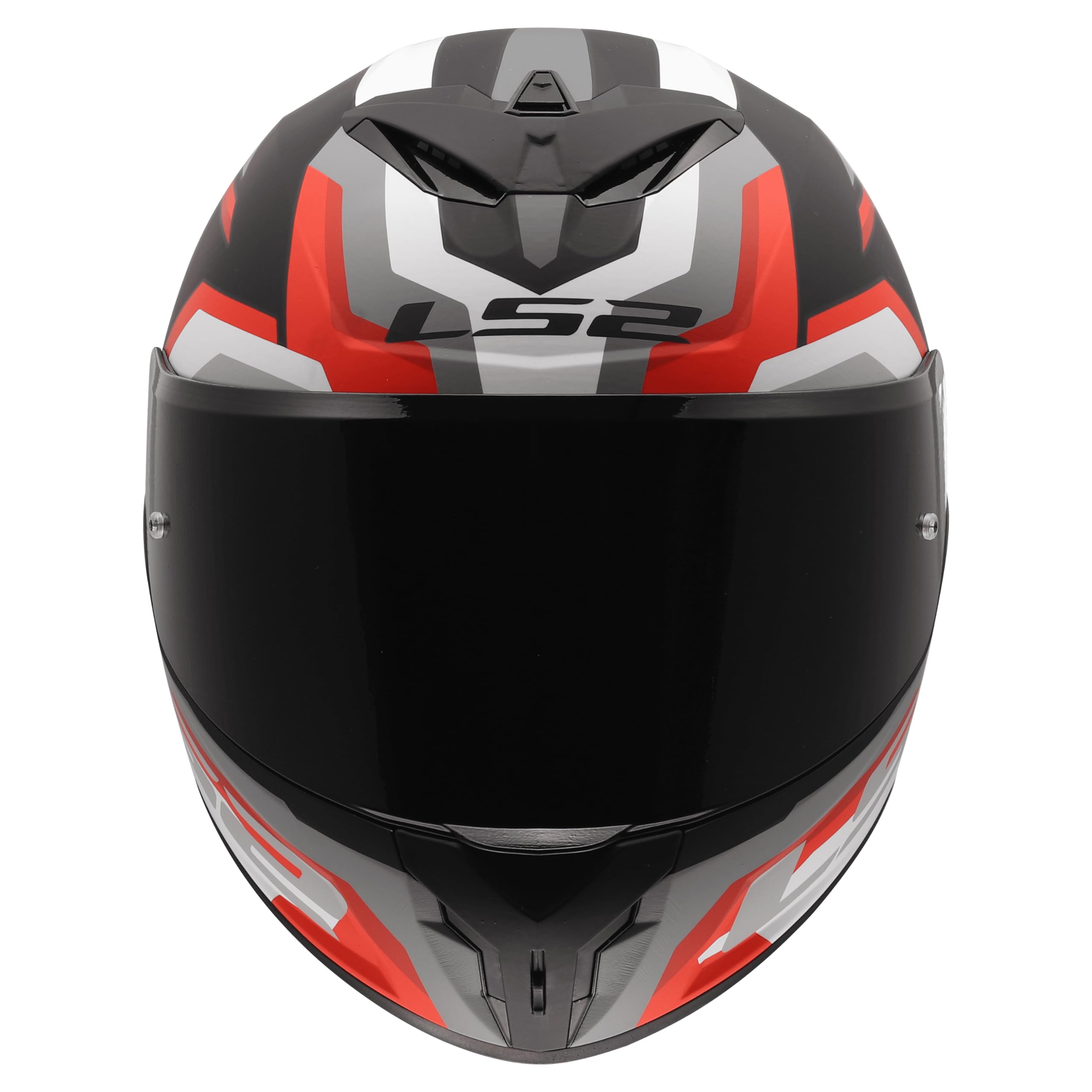 LS2, Casque Moto Intégral RAPID III HYPER Black Red, M