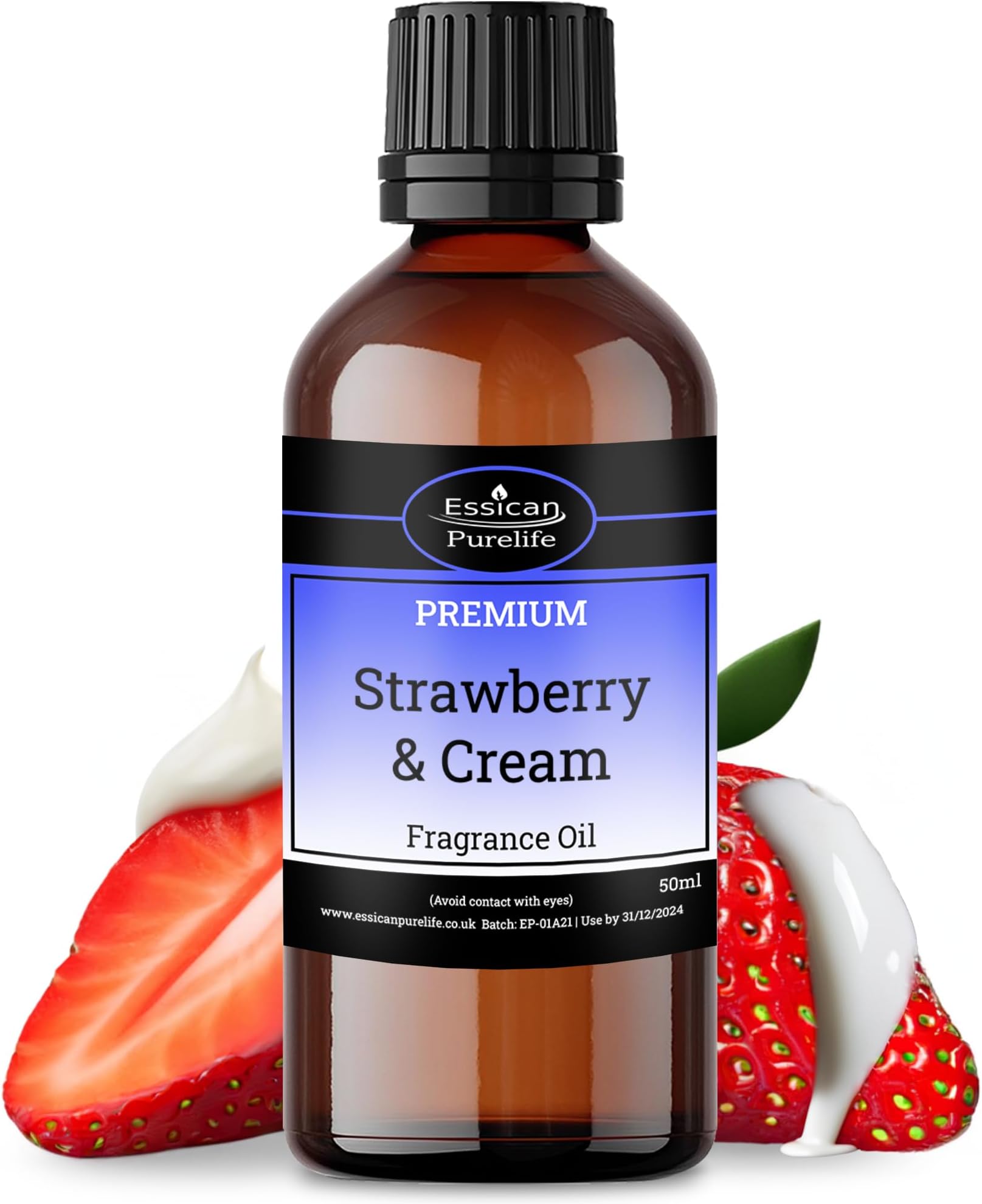 Strawberries and Cream Fragrance Oil, Fragrance Oils for Candle Making