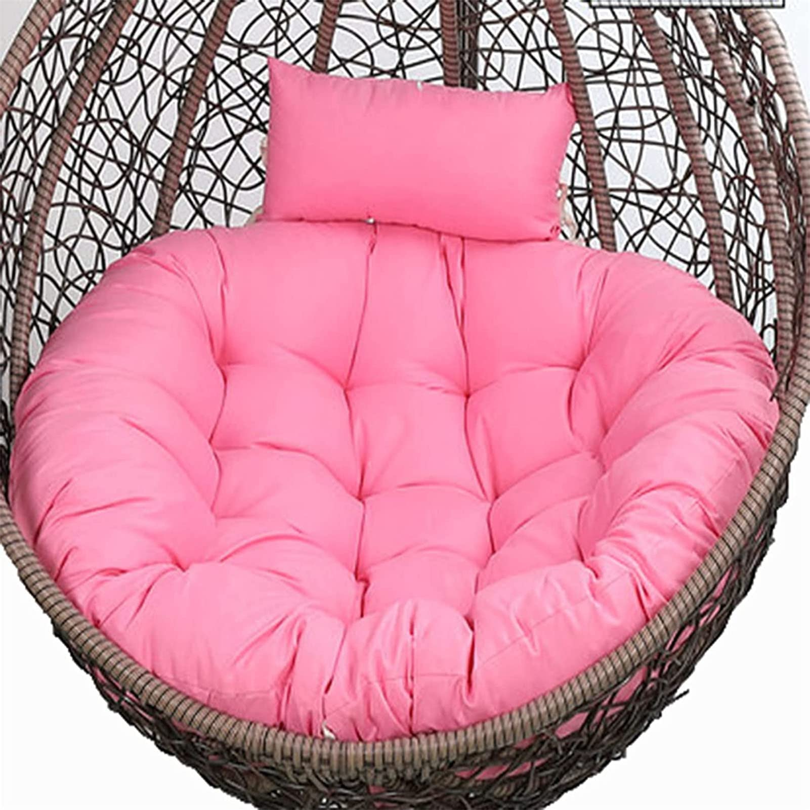 Coussin de chaise œuf suspendu avec housse lavable et rembourrage épais de rechange