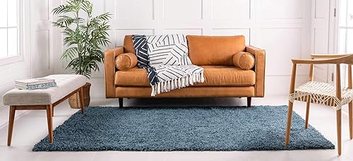 Miniatura 4 de Unique Loom Colección Davos Shag - Alfombra