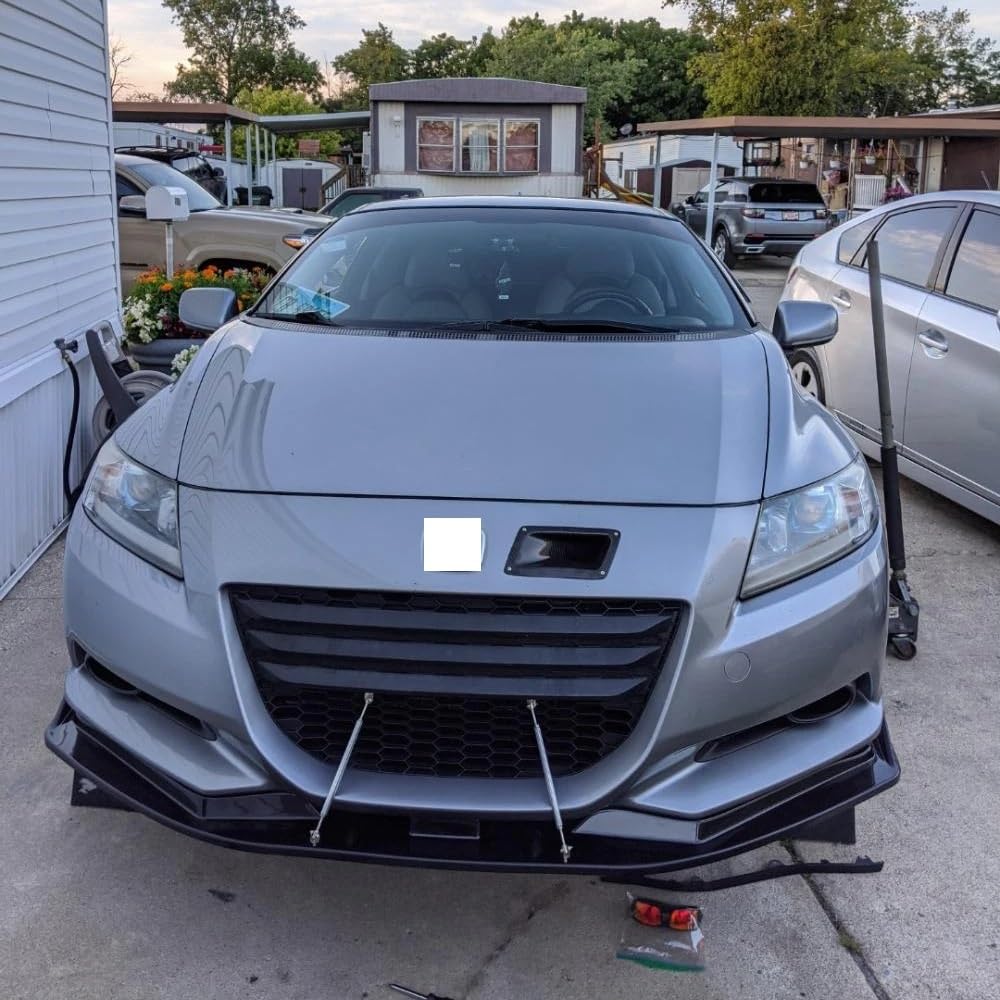 Do Honda CR-Z Glossy Black 2010-2012 Przedni zderzak