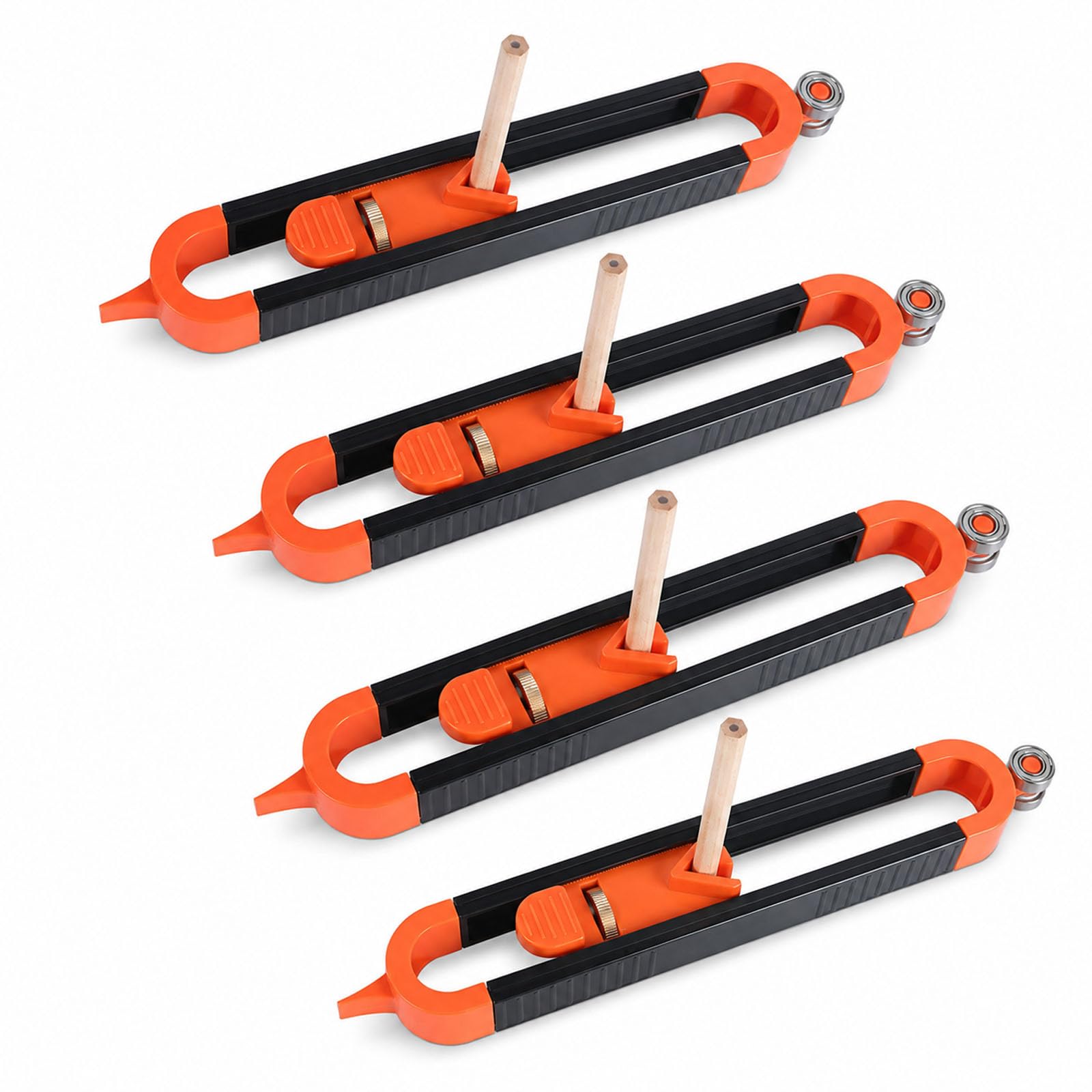 EUQWOSDD Profile Scribing Ruler Contour Gauge with Lock, Precision Shape Duplicator for Woodworking Flooring Tile Laying