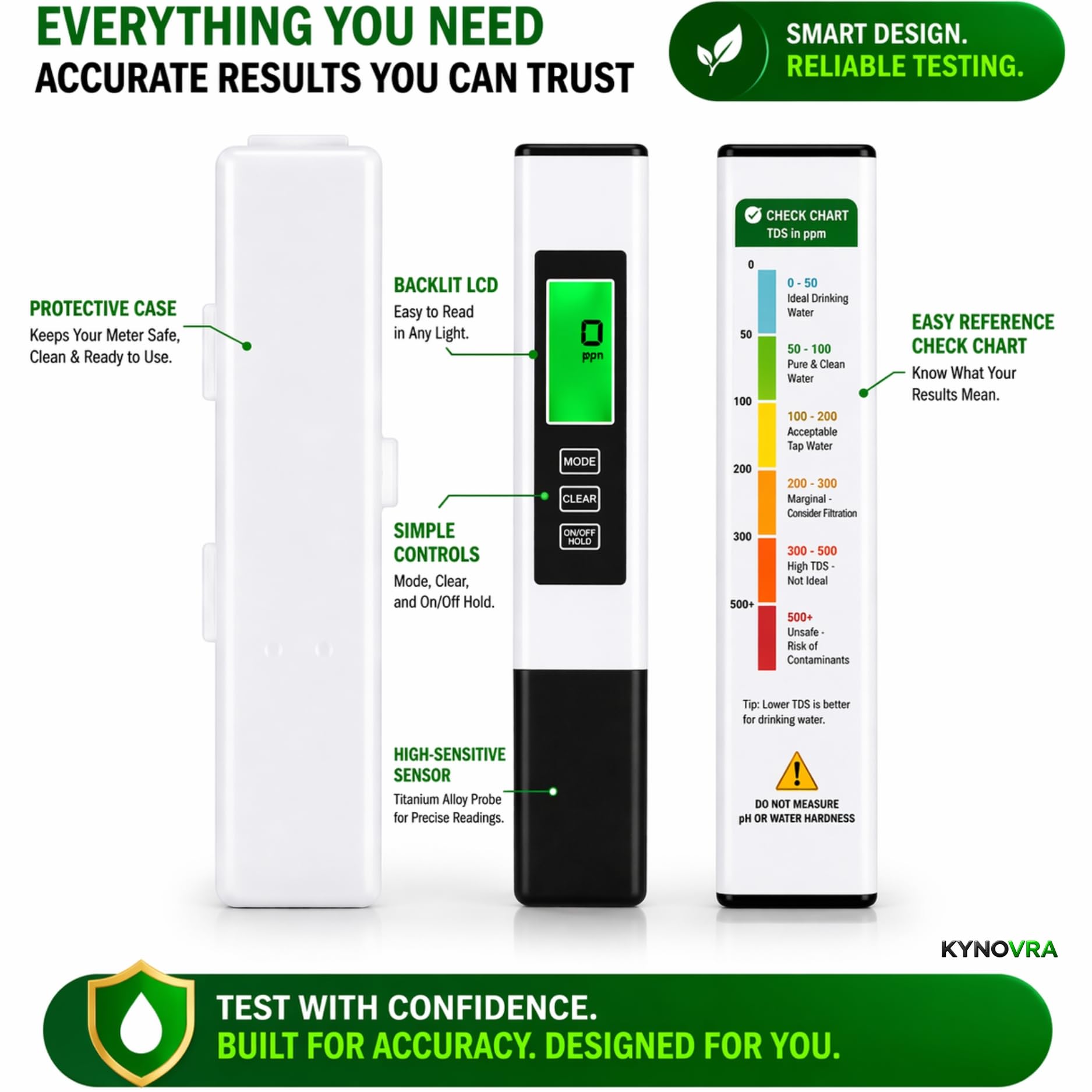Digital TDS Meter - Water Quality Tester -9