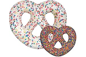 iscream Snack Shack Chocolate Pretzel Shape Photoreal Microbead Pillow