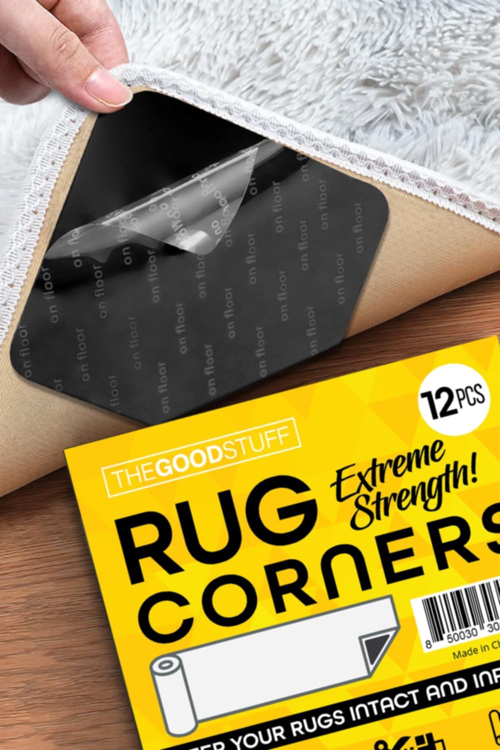 Amazon.com: Anti Skid Corner Grippers - 12 Pack Super Strong Rug ...
