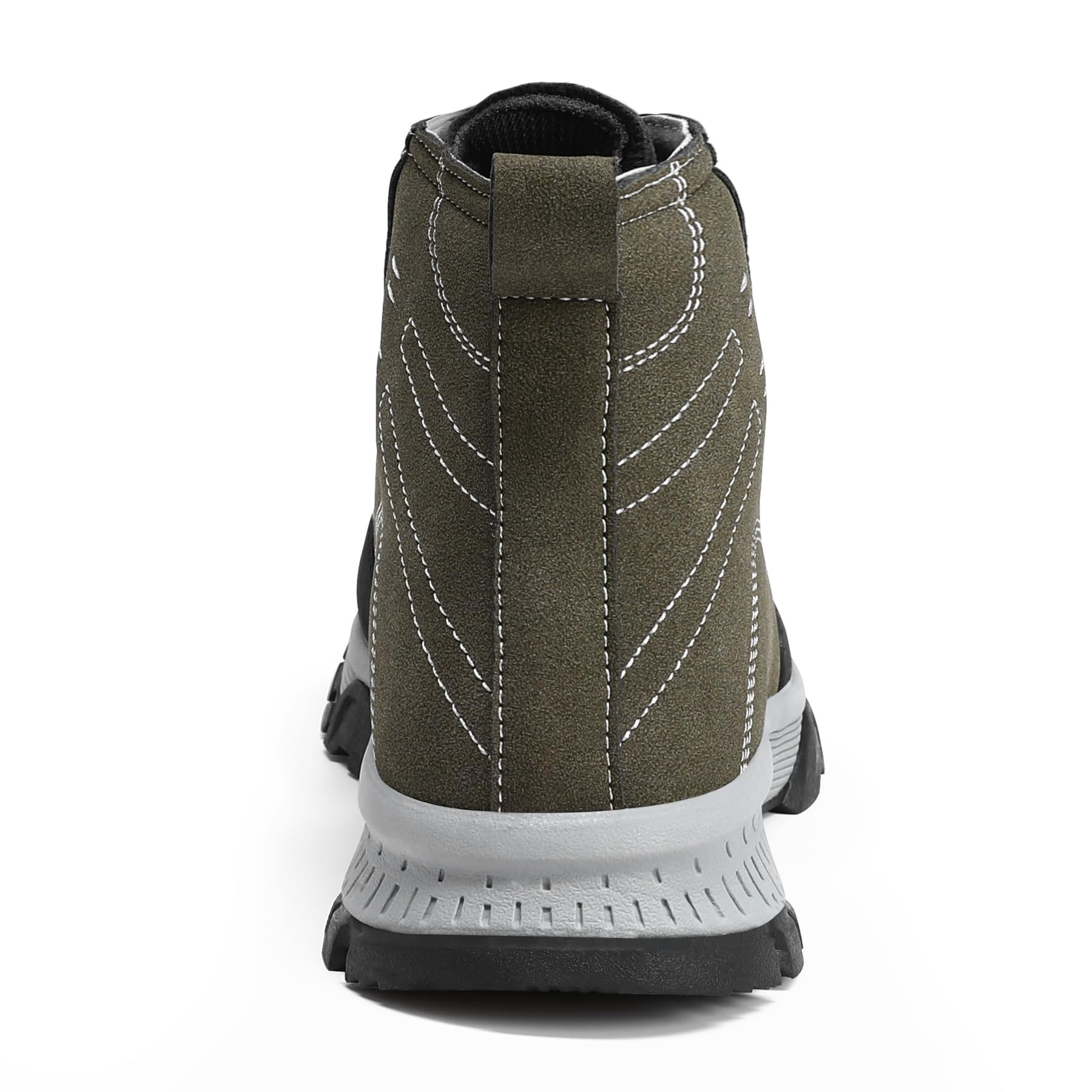 YOUTHUP Chaussures marche homme montantes antidérapantes | Dessus résistant doublure aérée semelle crantée adhérence stable style urbain pour marche ville et sorties nature légères
