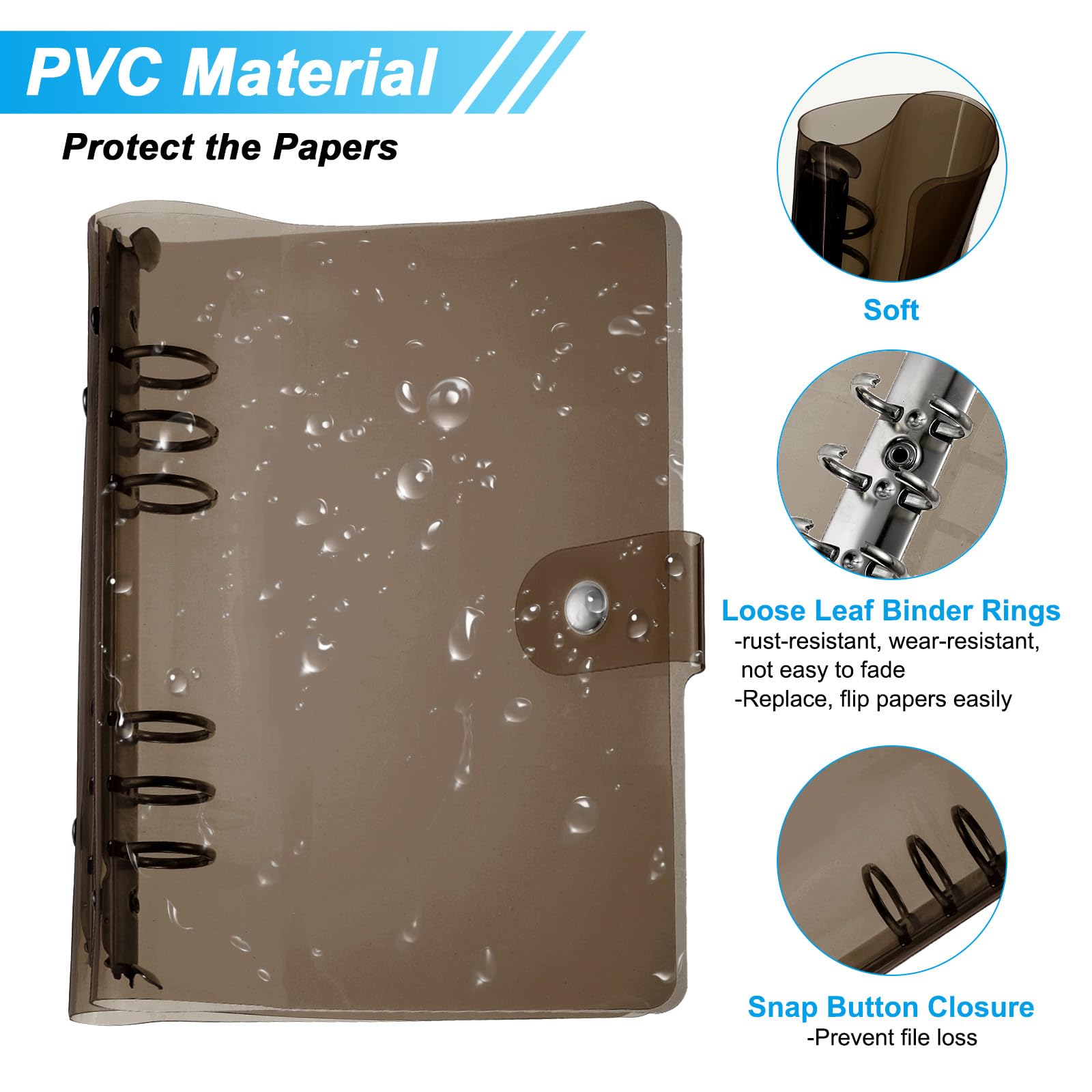 PATIKIL A6 Clear Binder Cover - Image 3