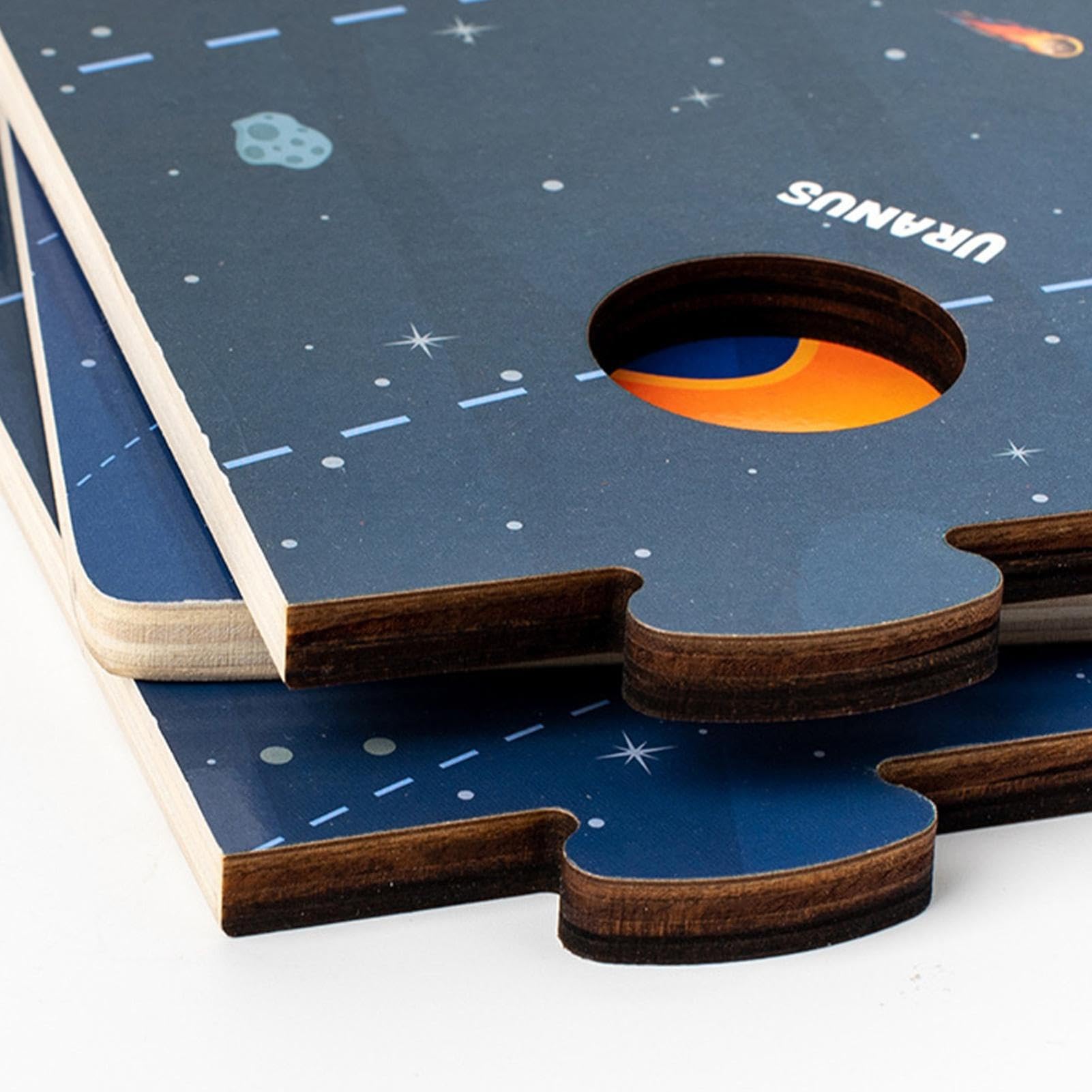 Puzzle Solare In Legno Giocattolo Educativo Sui Pianeti Per Bambini | Sensoriale STEM Solare Per Bambini e Bambine, Casa, Soggiorno, Scrivania, Asilo, Pavimento, Viaggio