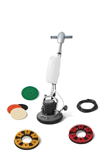 13" Heavy-duty Multi-Functional Floor Buffer Polisher Machine - Clean, Buff,