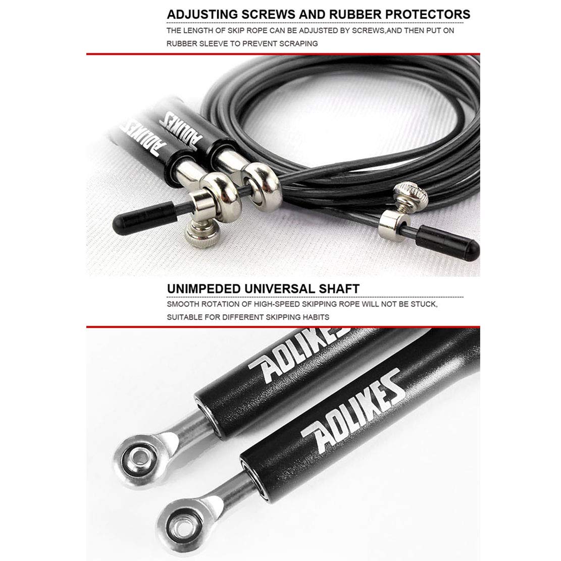 Amazon | クロスフィット 縄跳び 調整可能 縄跳び トレーニング アルミ