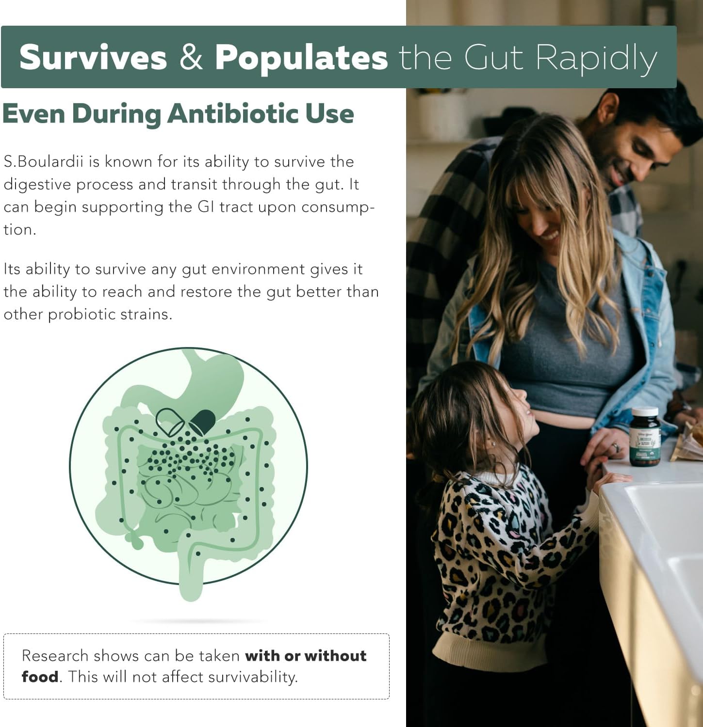 Organic Saccharomyces Boulardii - 10 Billion CFU - Clinically Validated CNCM I-1079 Probiotic Strain - Gut, Digestion & Healthy Bowel Support - First Organic Form of S. Boulardii Probiotic - 60 Count - Image 8