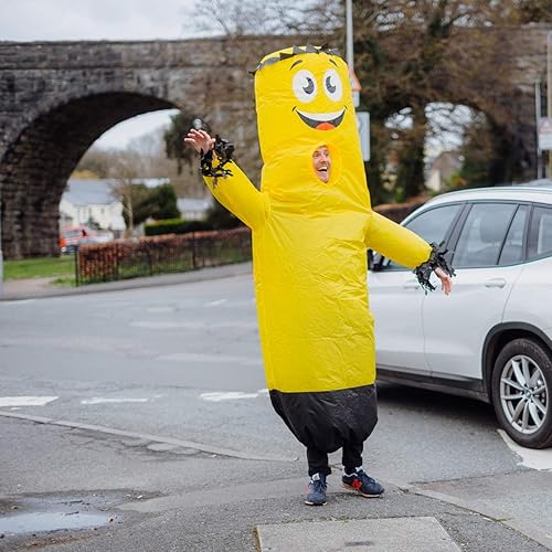 Miniatura 6 de Bodysocks Tube Man Air Dancer - Disfraz inflable para adultos (talla única), Tubo Hombre Adulto