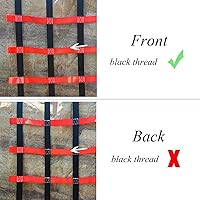 Vista 4 de Red de escalada para niños, red de escalada para exteriores, escalera de seguridad, red de poliéster ninja, escalera de cuerda de carga ninja