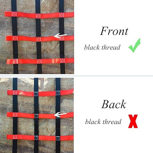 Miniatura 4 de Red de escalada para niños, red de escalada para exteriores, escalera de seguridad, red de poliéster ninja, escalera de cuerda de carga ninja,