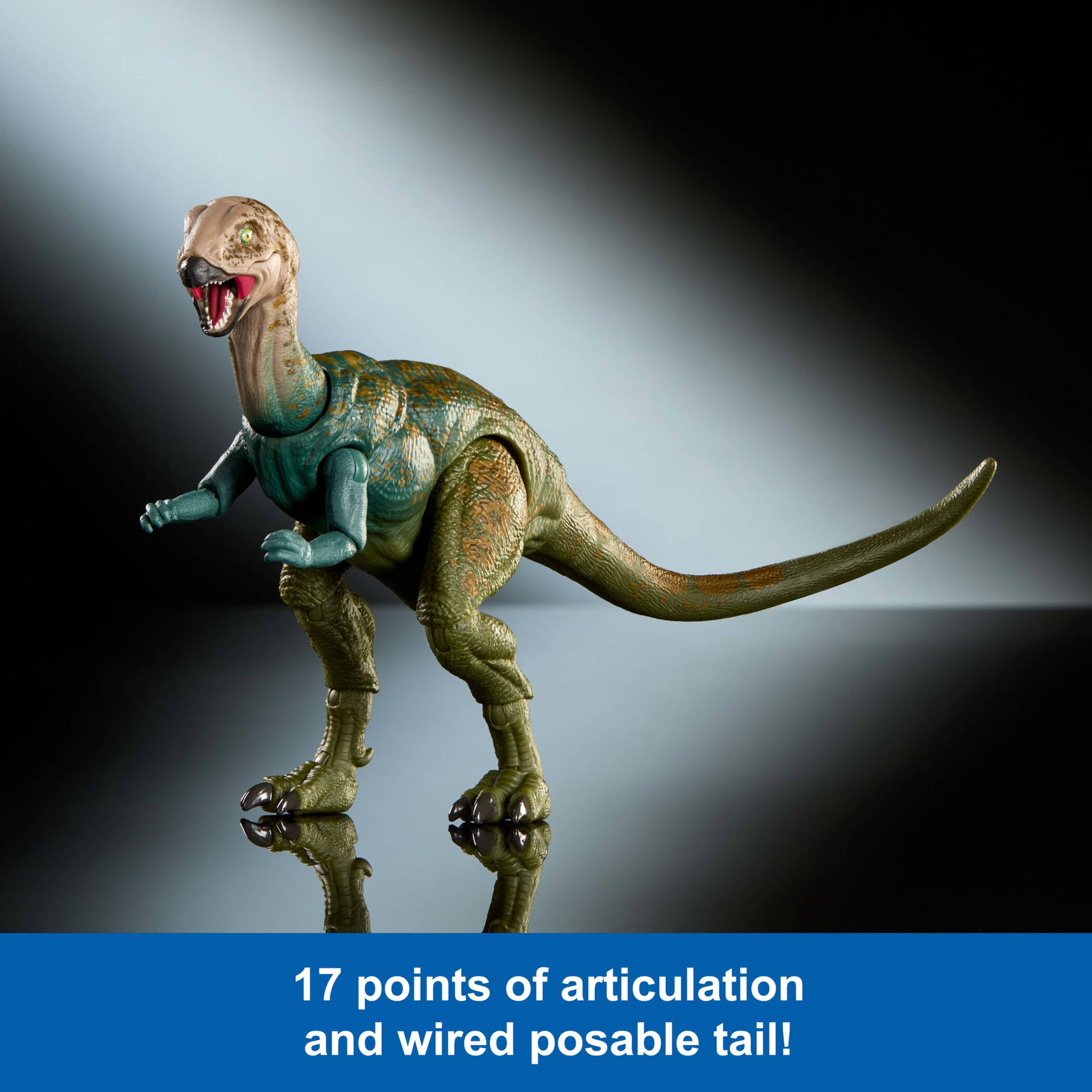 Mattel Jurassic World Hammond Collection Dinosaur Action Figure Dryosaurus, Premium Design with Realistic Eyes - Image 3
