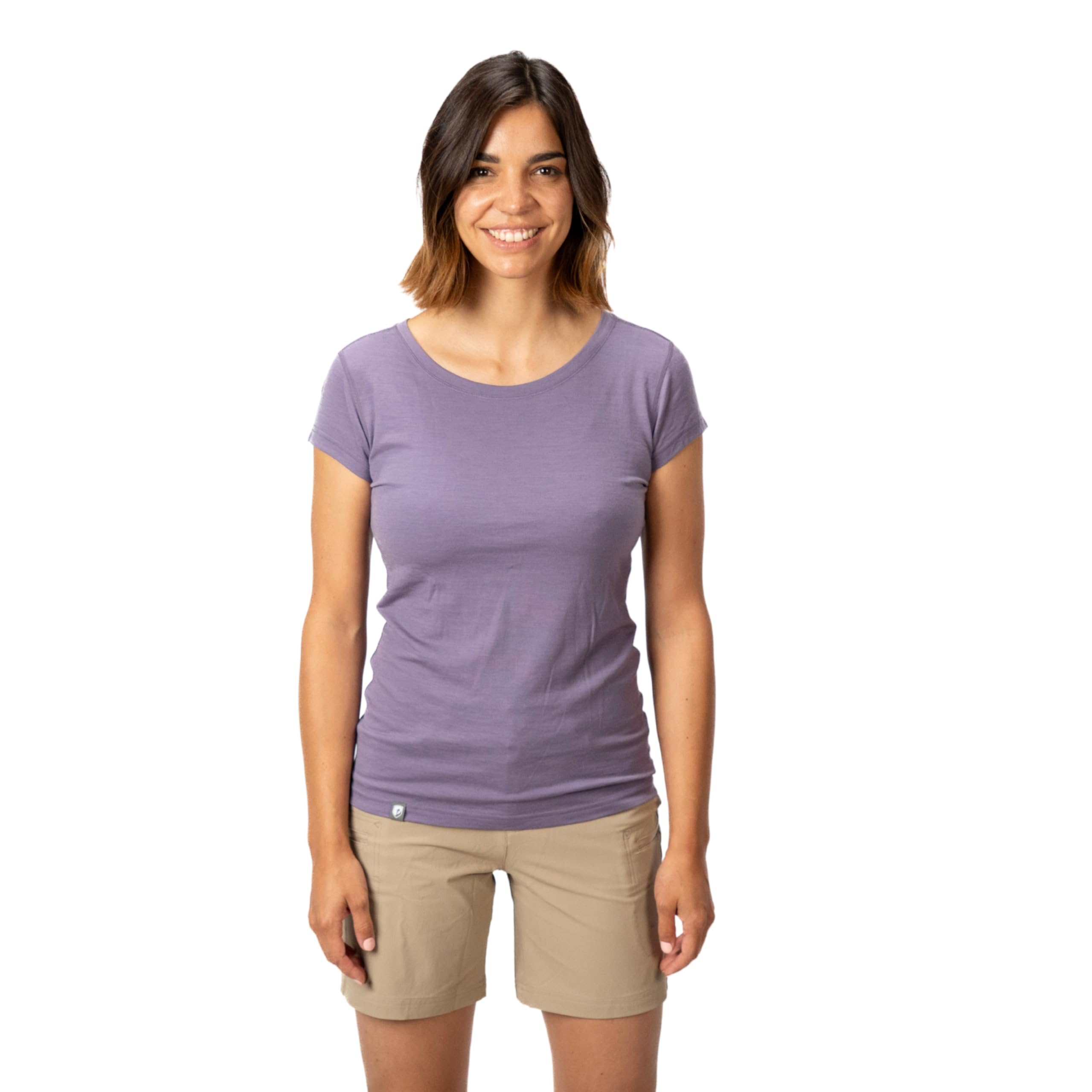 ALPIN LOACKER Camiseta de Mujer de Lana Merino de Manga Corta y Polo - Transpirable y de Secado Rápido para Deporte y Senderismo - Camiseta Térmica Funcional