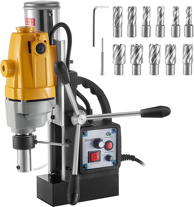 VEVOR Mag Drill, 550RPM Noload Speed Drill Press, 2.16