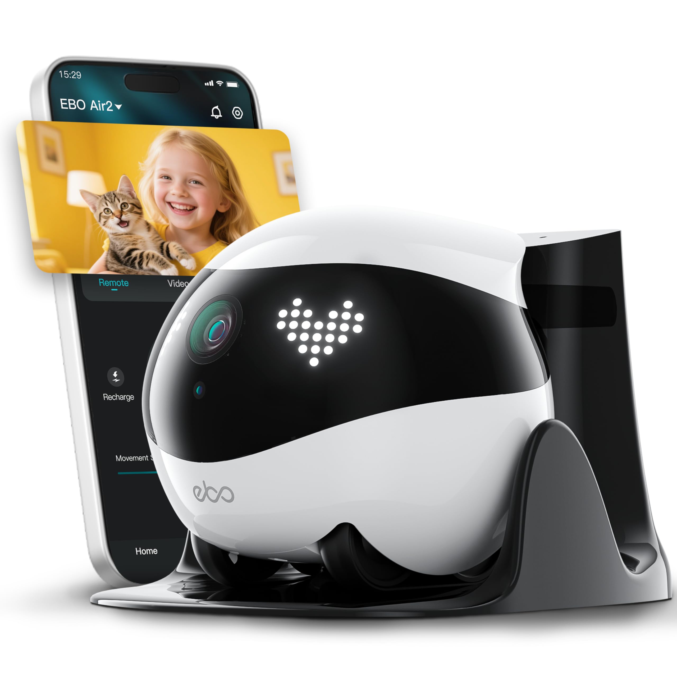 enabot EBO Air 防犯カメラ EBO Air Pet Robot – 1080p Camera & Auto Laser – Enabot Store