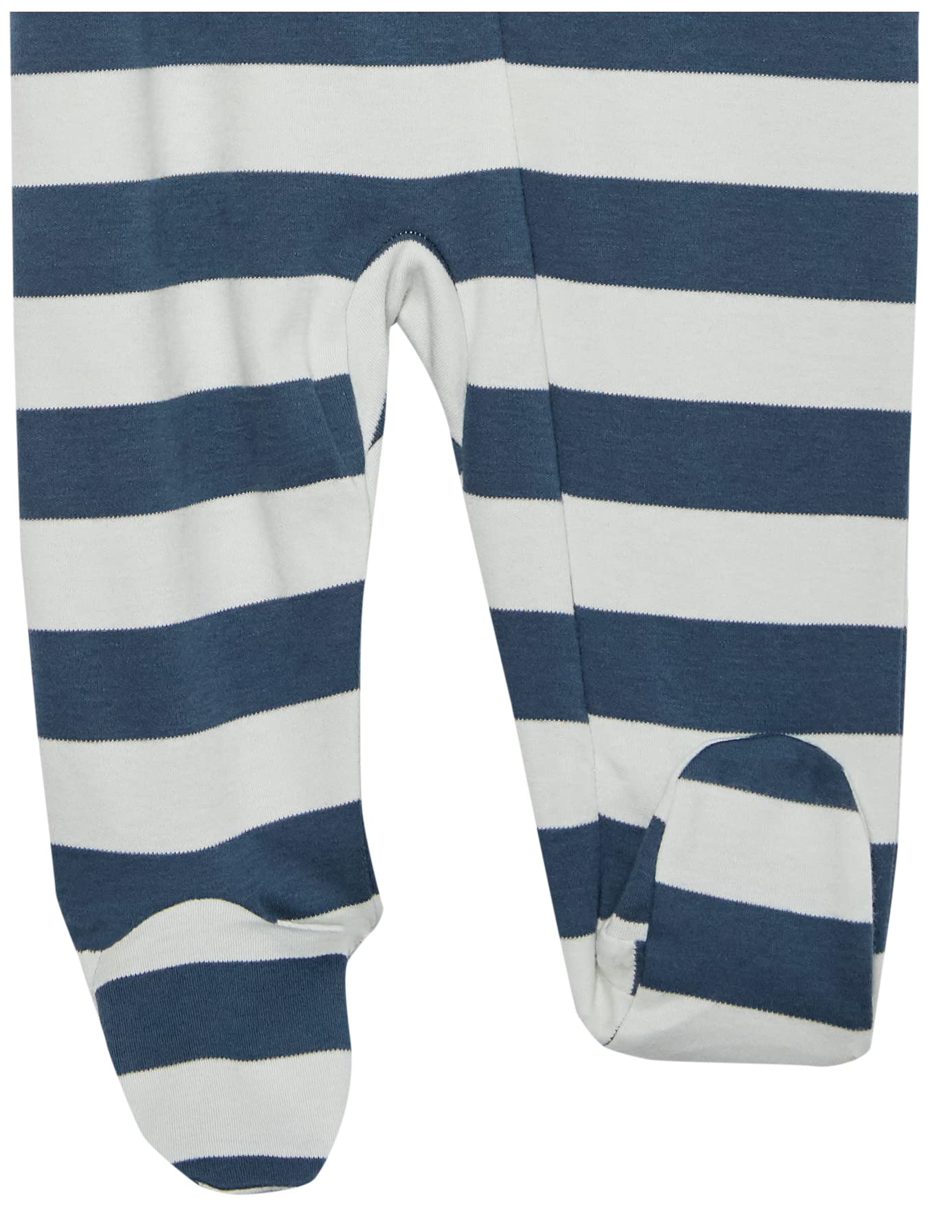Amazon Essentials Pagliaccetto con Piedi in Cotone Biologico (precedentemente Amazon Aware) Unisex Bimbi, Pacco da 2