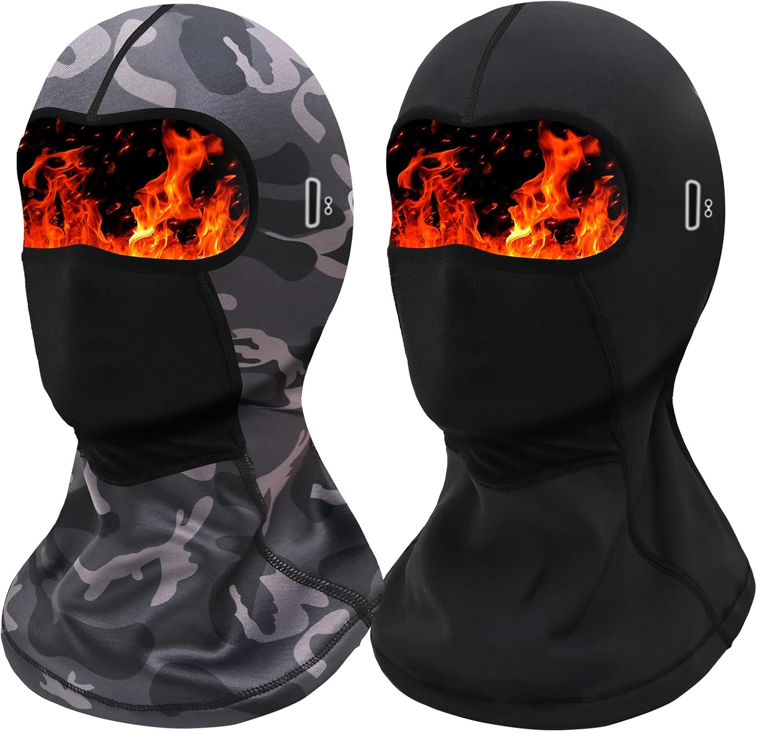 2 Pack Balaclava Winter Ski Mask for Men Women Windproof Warm Face Mask for Skiing, Snowboarding, Motorcycle Riding