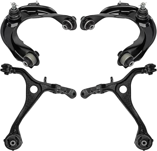 Miniatura 106 de Detroit Axle - Kit de brazos de control frontal RWD para Chrysler 300 Dodge Challenger Charger Magnum, 2 brazos de control superiores 2 rótulas