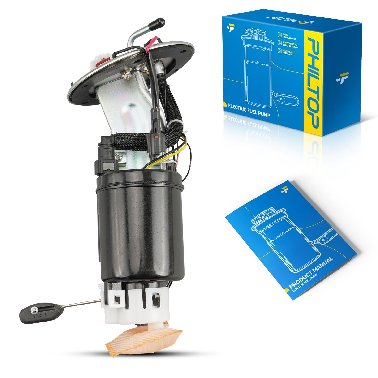 PHILTOP Electric Fuel Pump Assembly FG1254 for Hyundai Sonata, Kia Optima