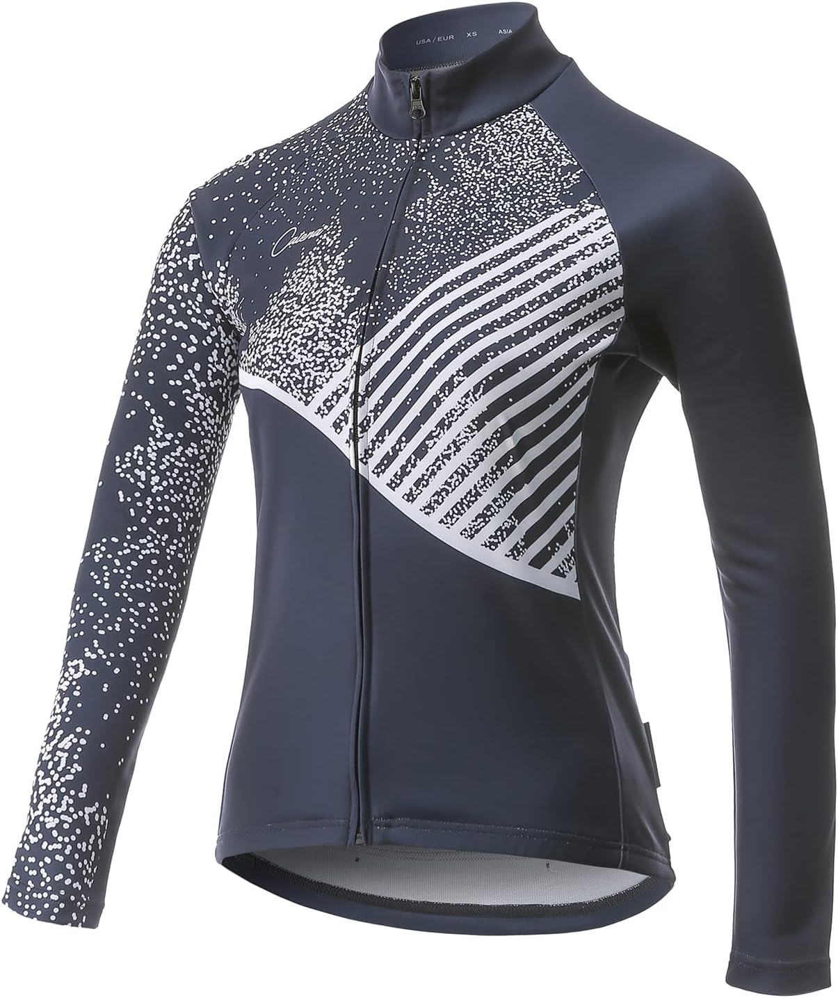 CATENA Women's Cycling Jersey Thermal Shirt Top Autumn Winter Long Sleeve Bicycle Jacket Close-Fitting - Image 2