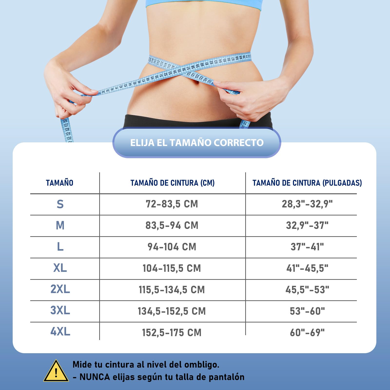HLGO Faja Lumbar para Hombre y Mujer con Fuertes Soportes de Metal, Cinturón Lumbar con Cojín3D, para Aliviar el Dolor Lumbar, Ajustable, Cómodo, Malla Transpirable (134,5-152,5 cm)